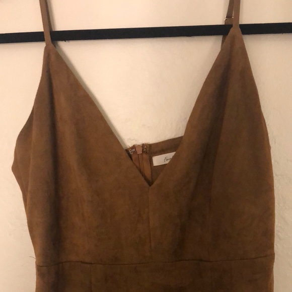 ❌SOLD: LF Faith in Love Suede Dress - Picture 3 of 5